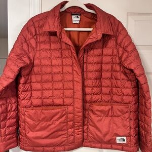 The North Face Rust Quilted Jacket